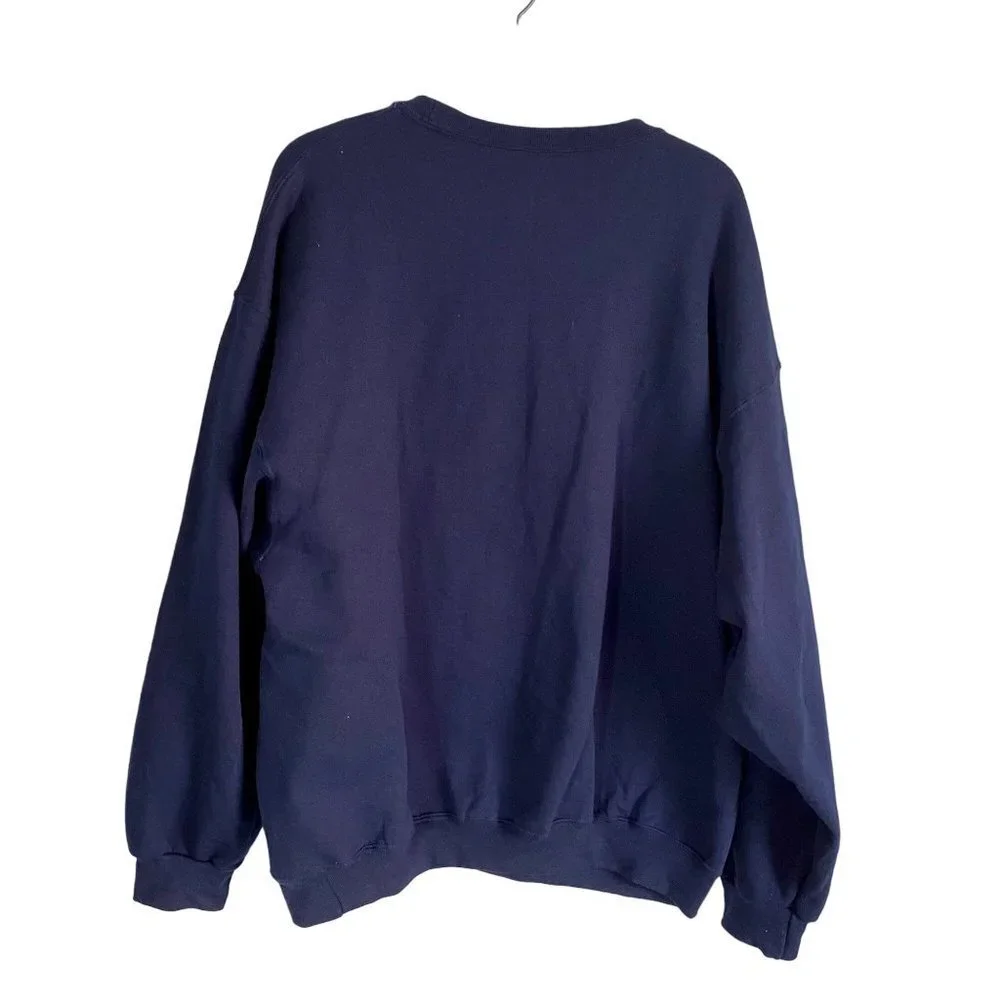 Fruit of the Loom Navy Pull Over Sweatshirt Men's 2XL NEW - Picture 7 of 10
